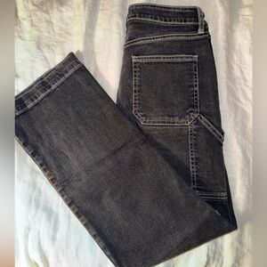 Fashion Nova Charcoal Denim Pants